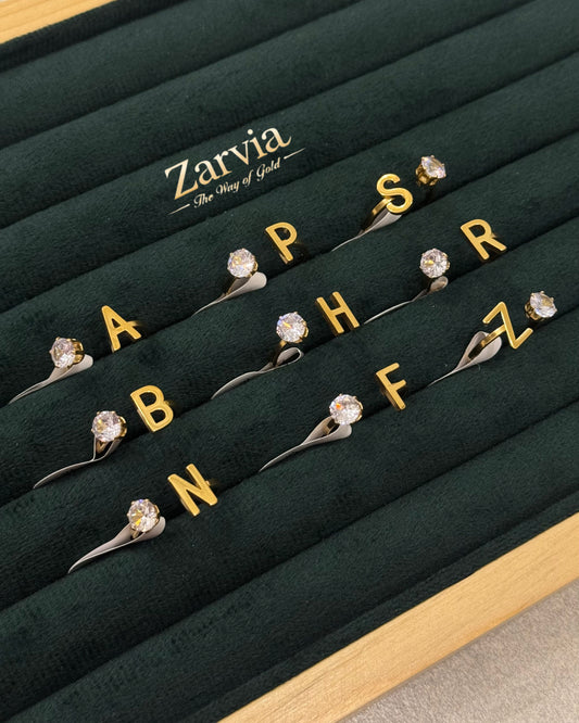 Elegant Letter Ring