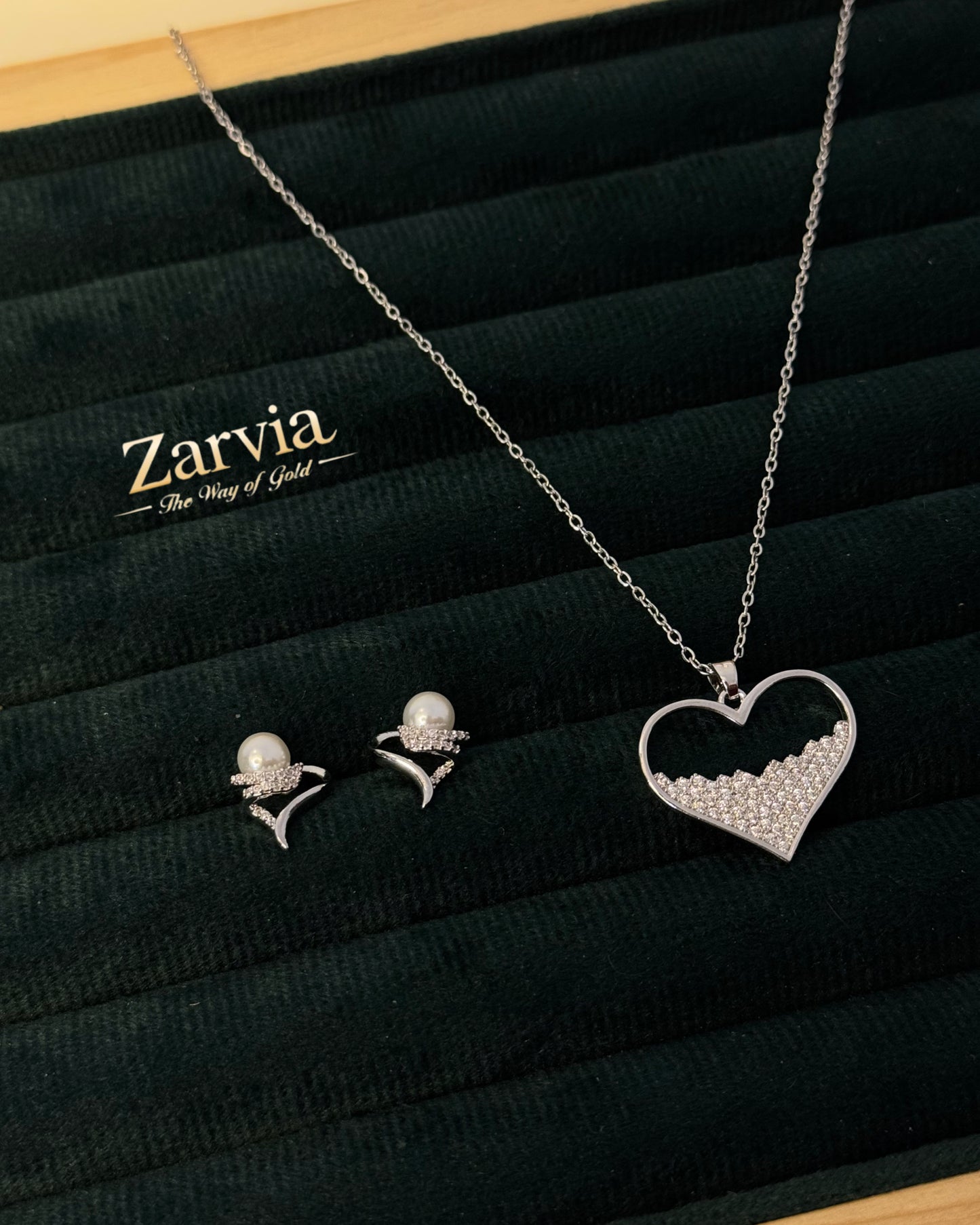 The Heart Glow Set - Silver & Gold