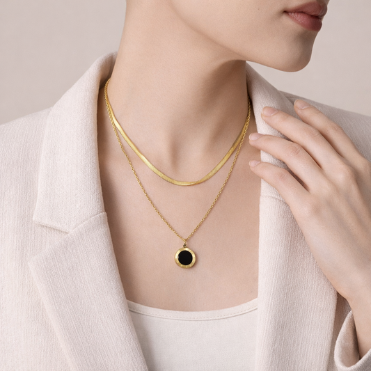 Double-Layer Snake Chain Necklace