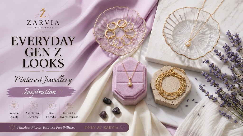 Pinterest-inspired jewellery styled with an everyday outfit