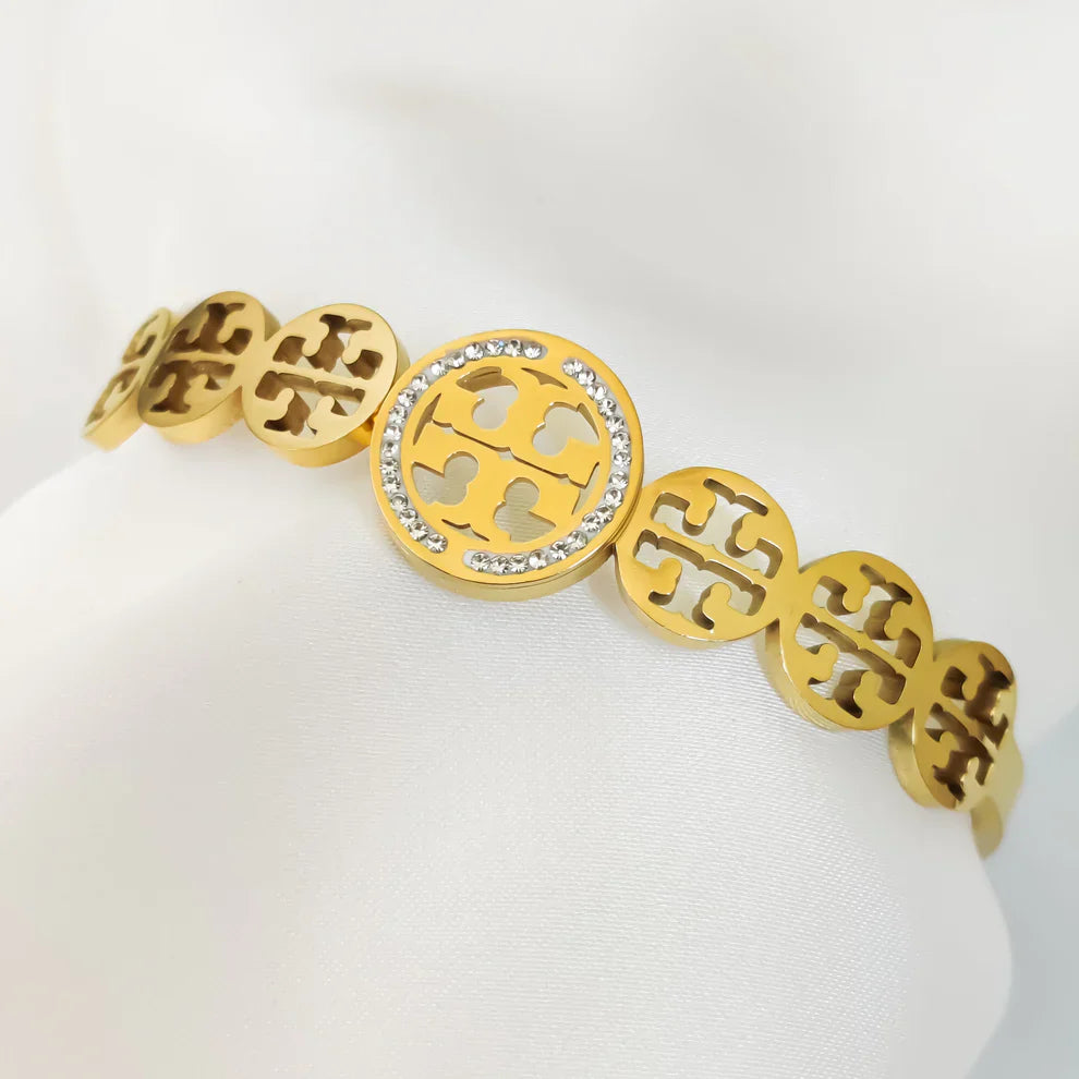 Golden Circle Motif Bracelet