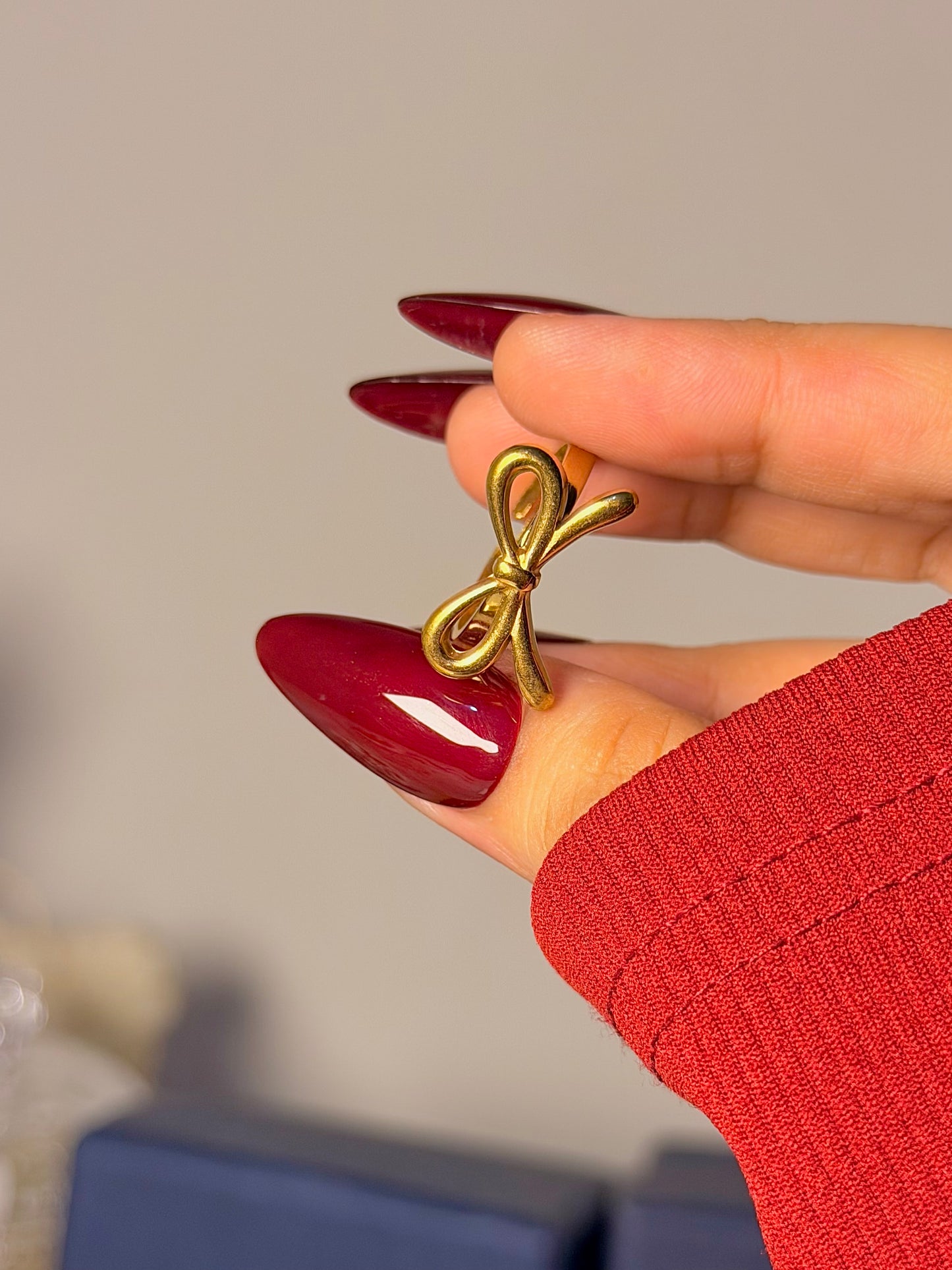 Bow Knot Ring - Classic Ribbon Design