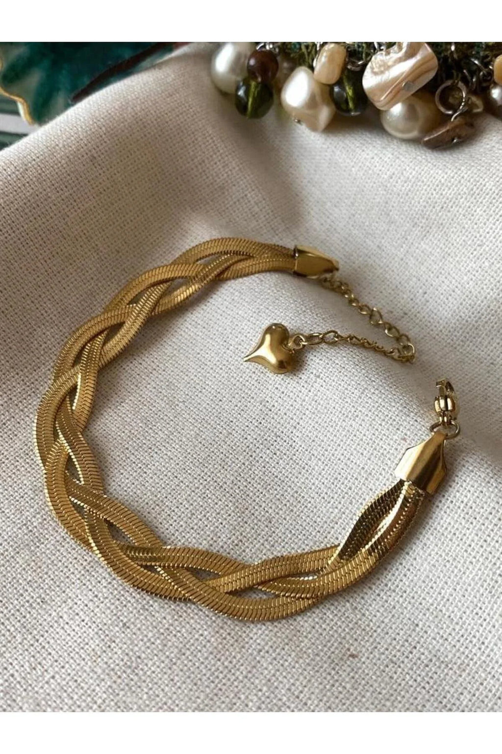 Snake Chain Braided Bracelet