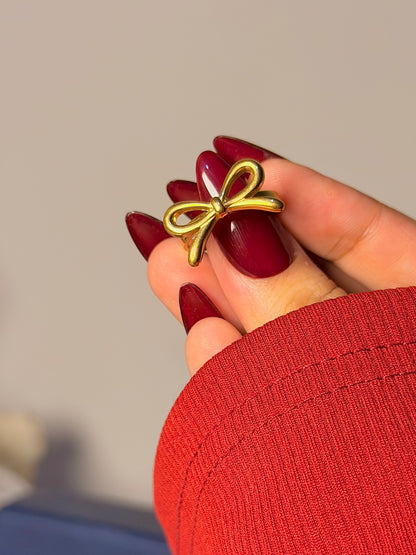 Bow Knot Ring - Classic Ribbon Design