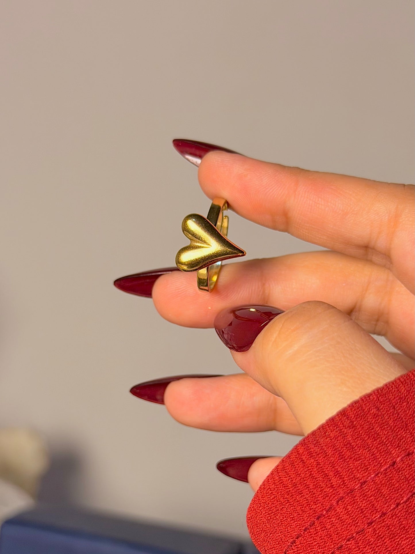 Puffy Heart Ring - Modern Love Design