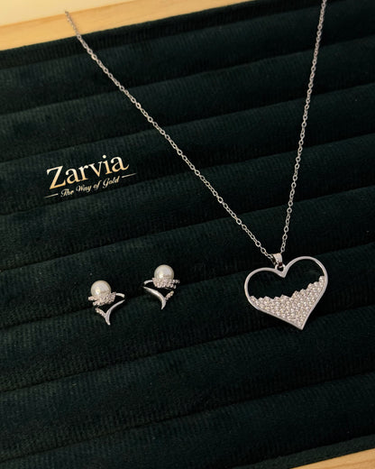 The Heart Glow Set - Silver & Gold