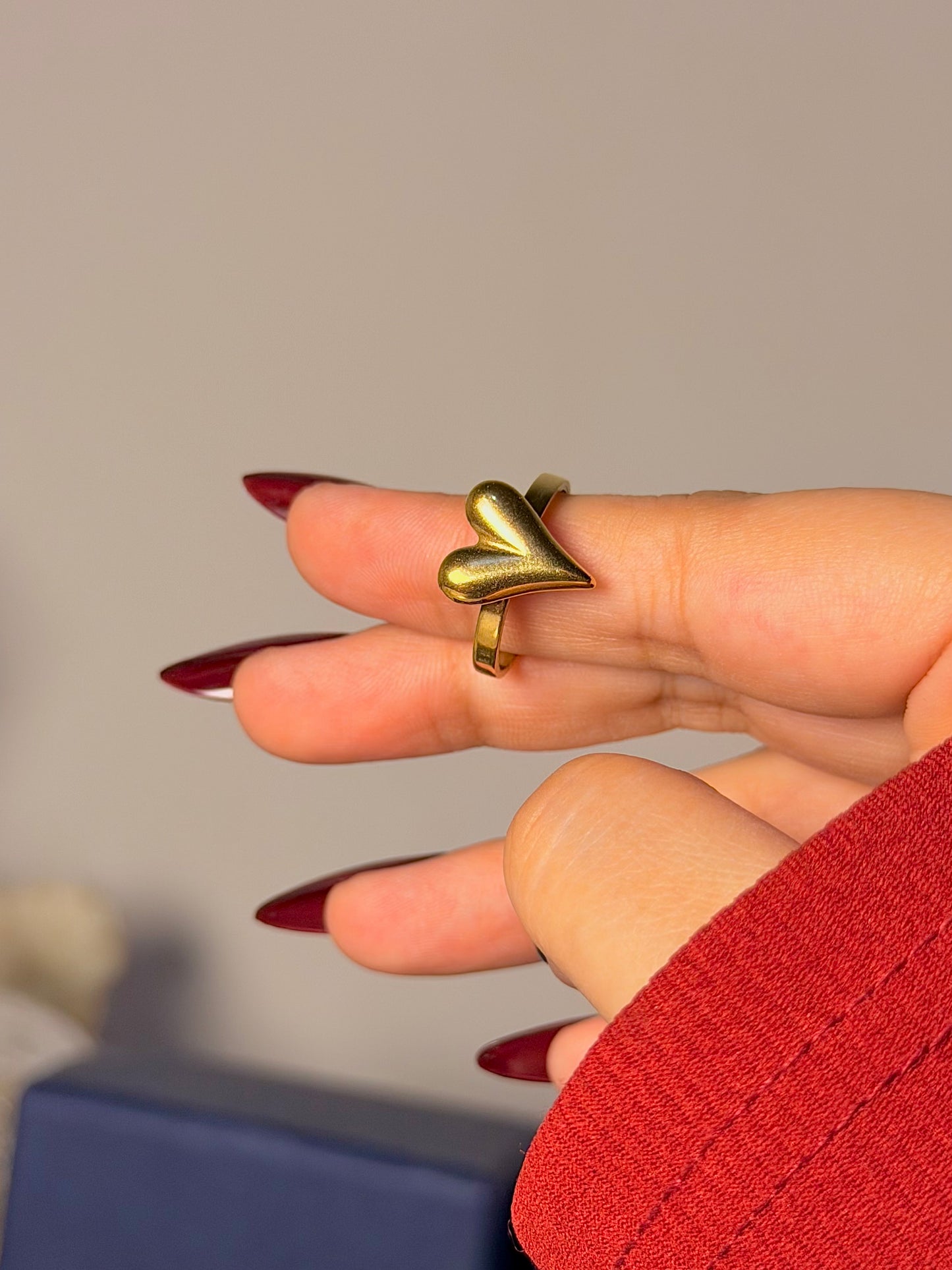 Puffy Heart Ring - Modern Love Design