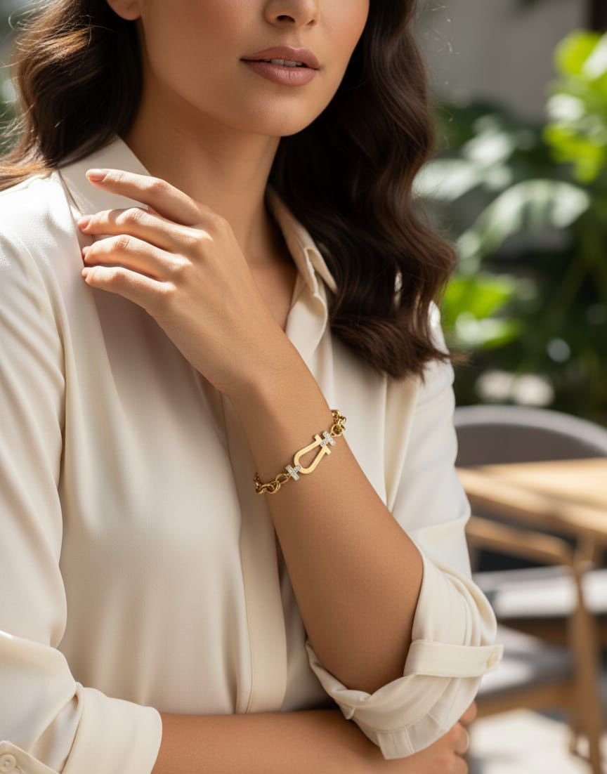 Omega Design Chain Bracelet