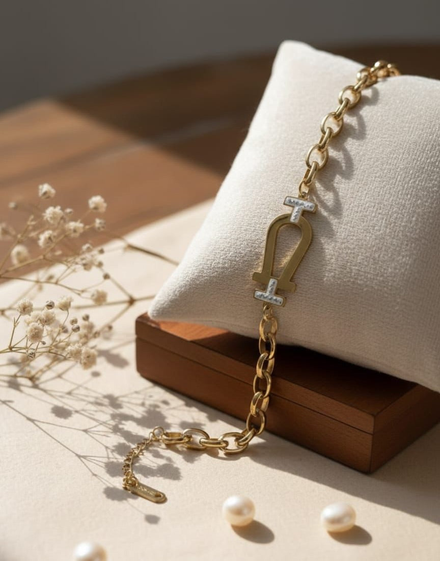 Omega Design Chain Bracelet