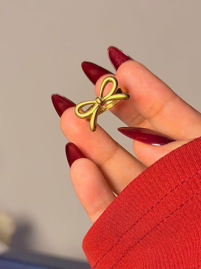 Bow Knot Ring - Classic Ribbon Design