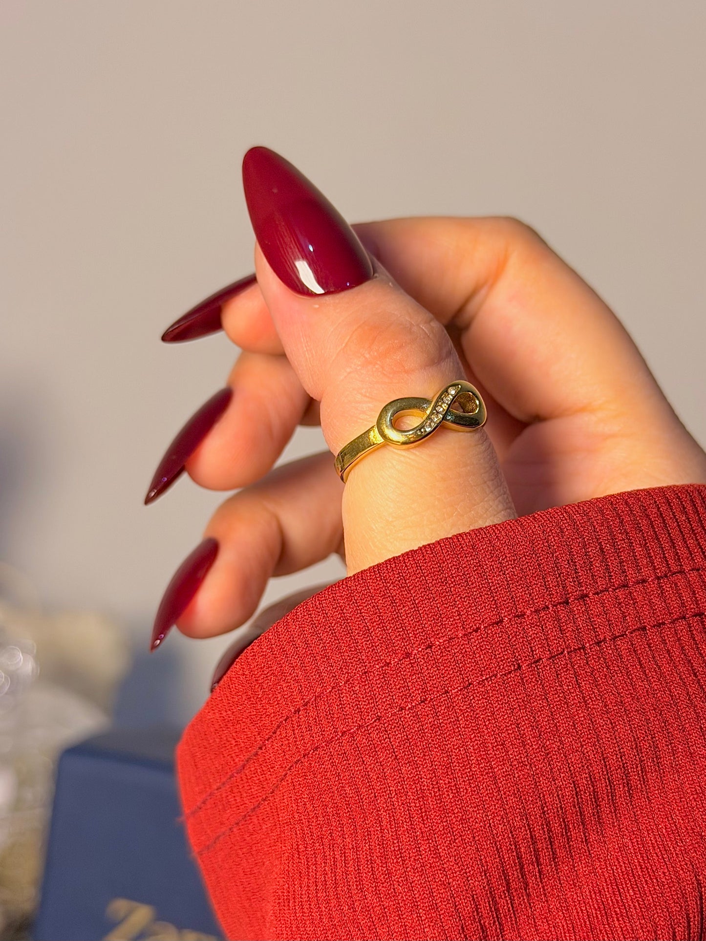 Infinity Ring - Dainty Band