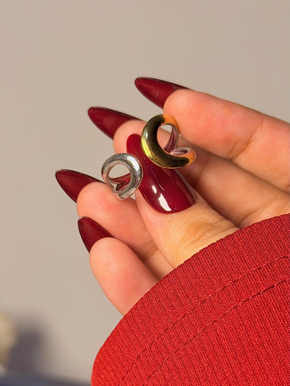 Gold & Silver Wrap Ring - Dual Tone Design