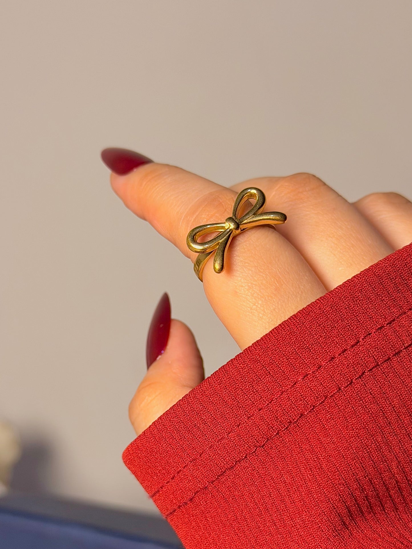 Bow Knot Ring - Classic Ribbon Design