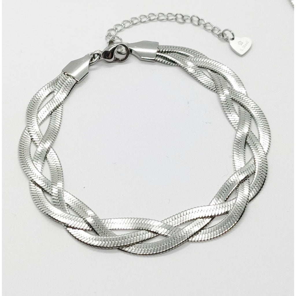 Braided Snake Chain Bracelet