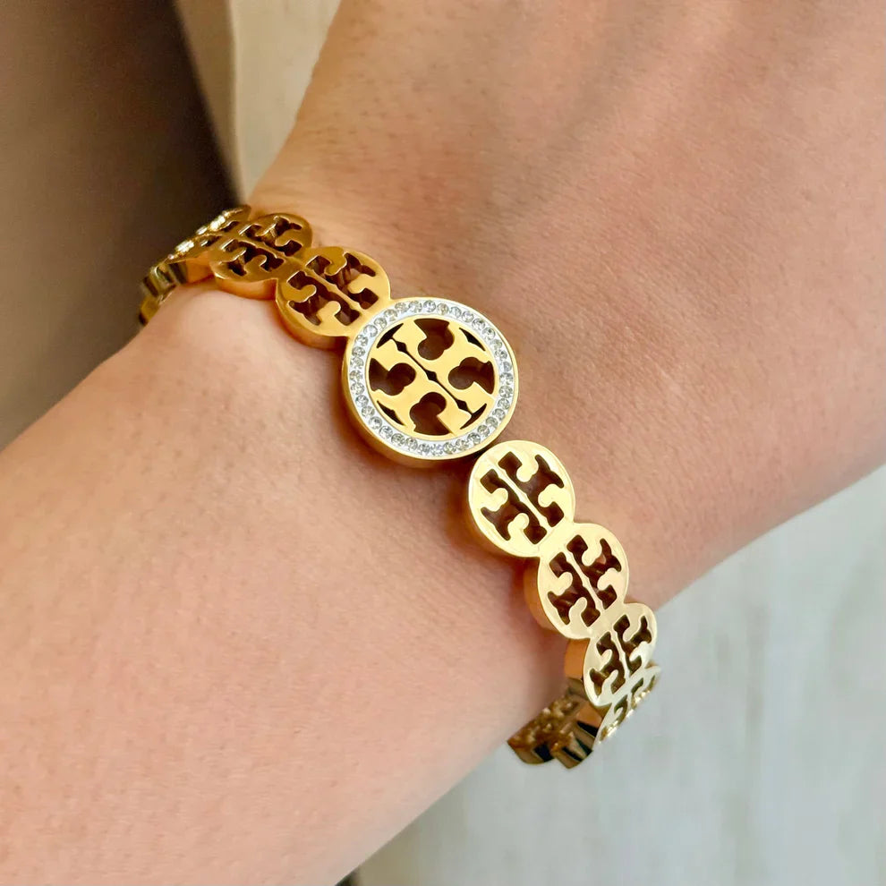 Golden Circle Motif Bracelet