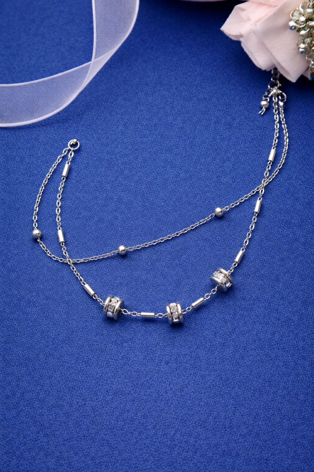 Double Layer Beads Chain Bracelet