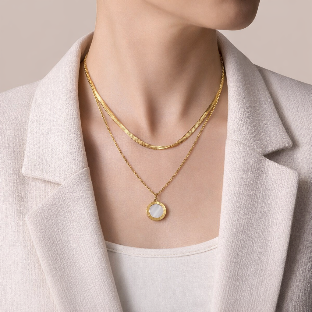 Double-Layer Snake Chain Necklace