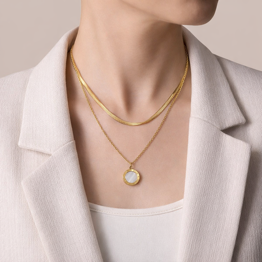 Double-Layer Snake Chain Necklace