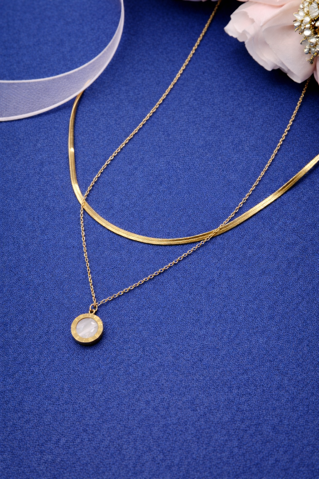 Double-Layer Snake Chain Necklace