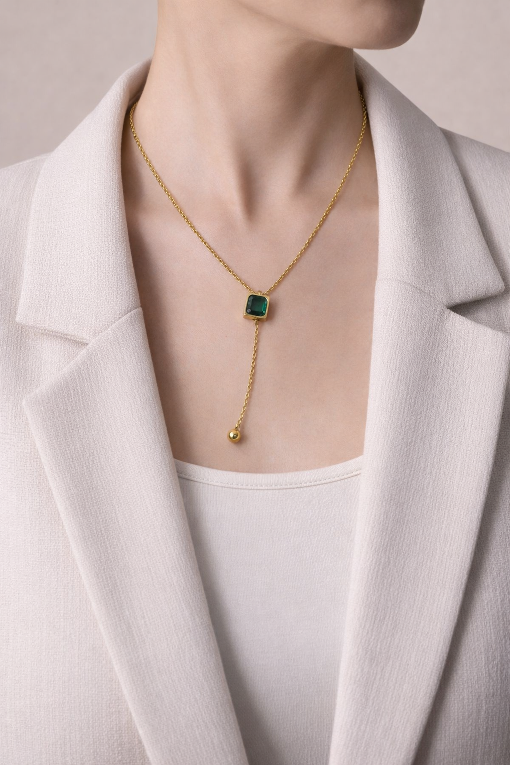 Golden Chain Elegant Necklace