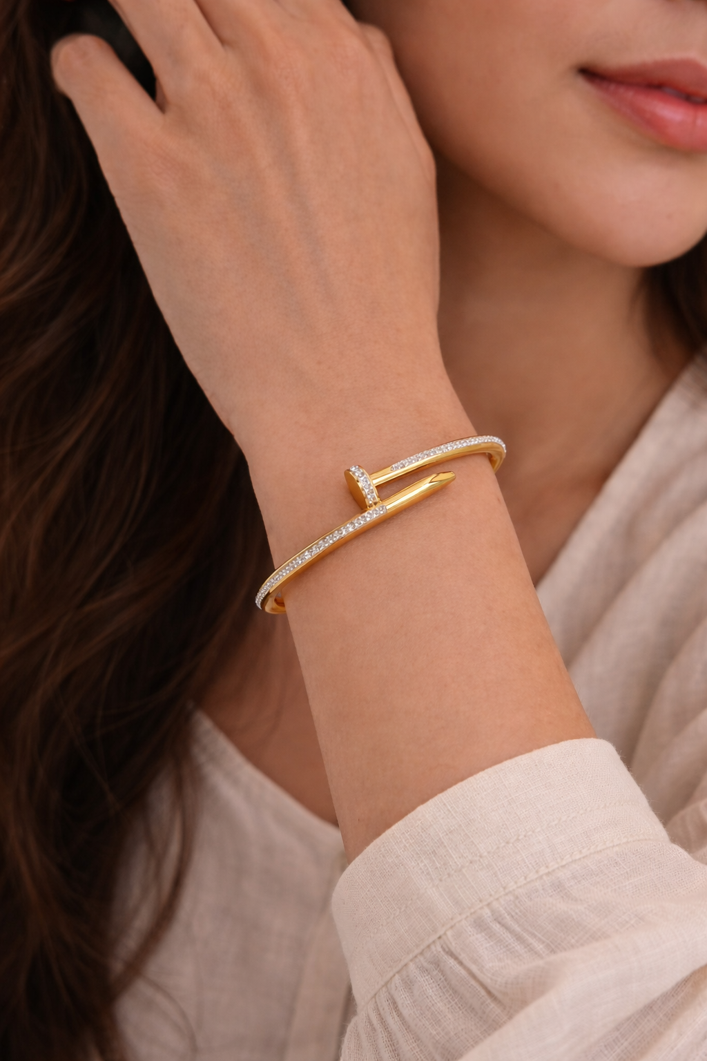 Nail Cuff Bracelet