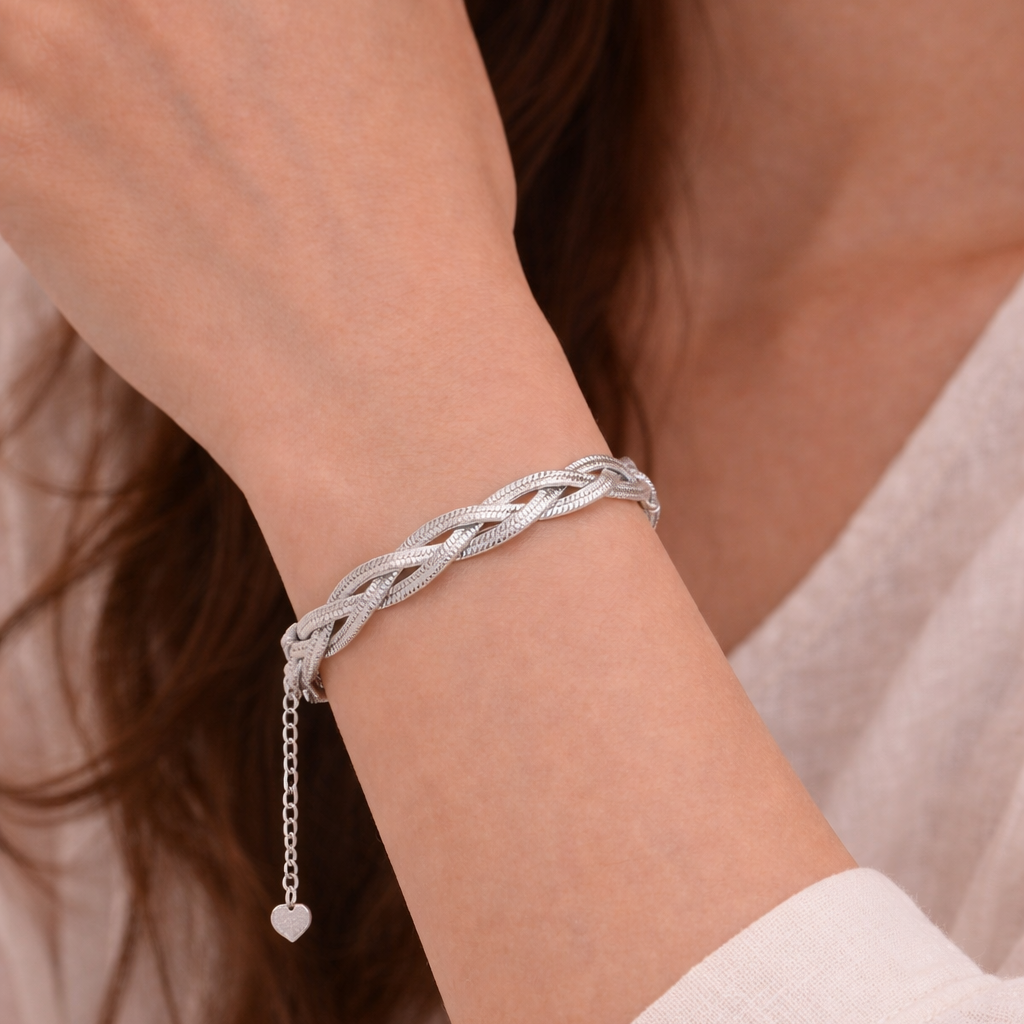 Braided Snake Chain Bracelet