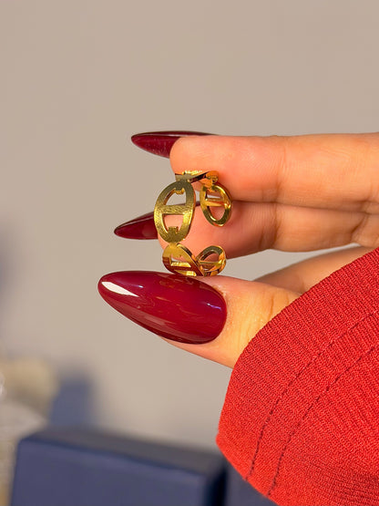 Minimal Gold Open Ring - Elegant Everyday Jewelry