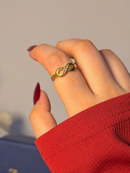 Infinity Ring - Dainty Band