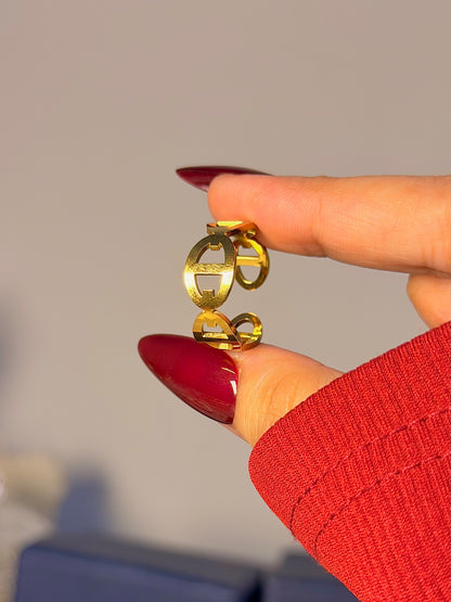 Minimal Gold Open Ring - Elegant Everyday Jewelry