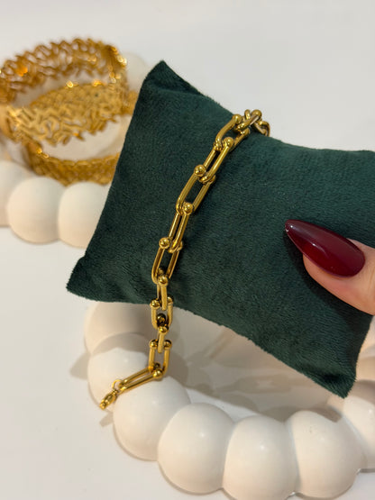 Gold Link Bracelet