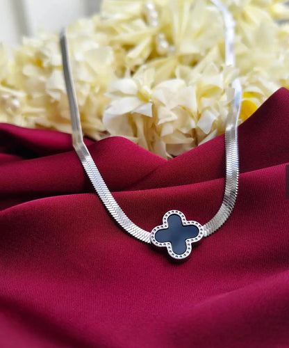 Black Clover Snake Chain Bracelet