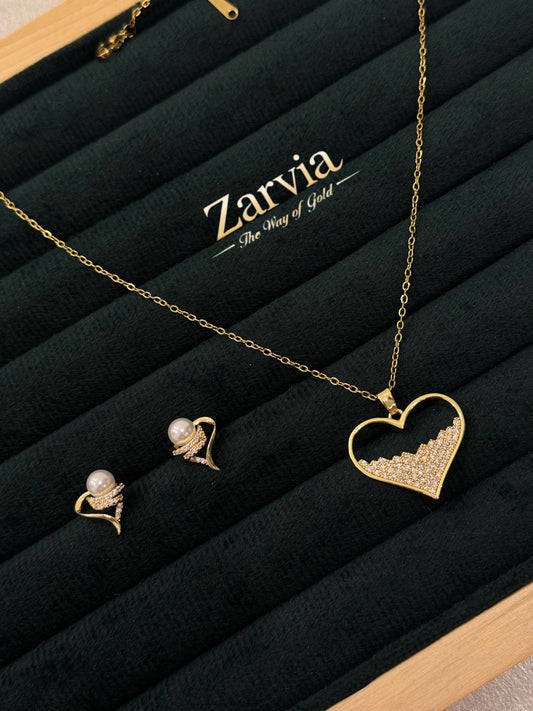 The Heart Glow Set - Silver & Gold