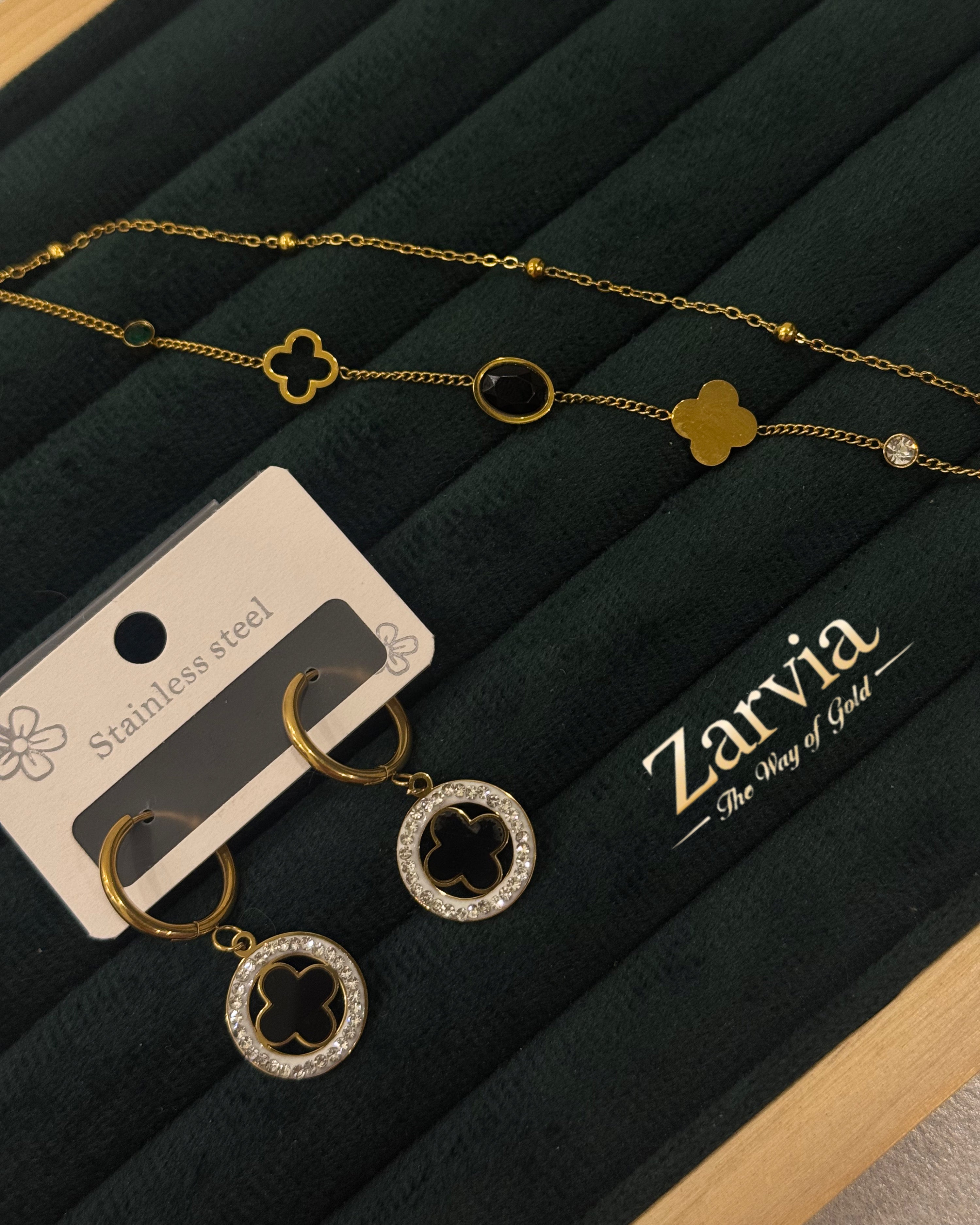 Van Cleef Inspired Sparkle Set