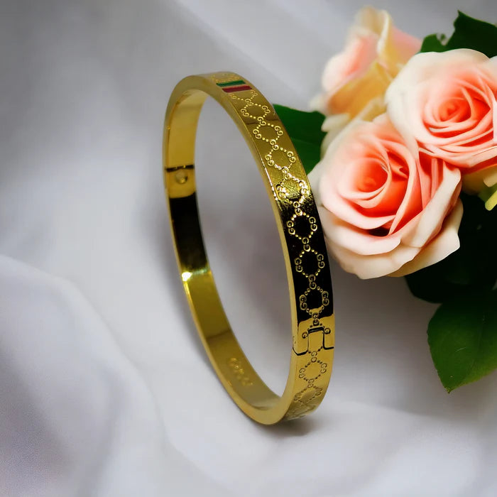 Red and Green Design Bangle