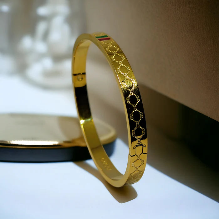 Red and Green Design Bangle