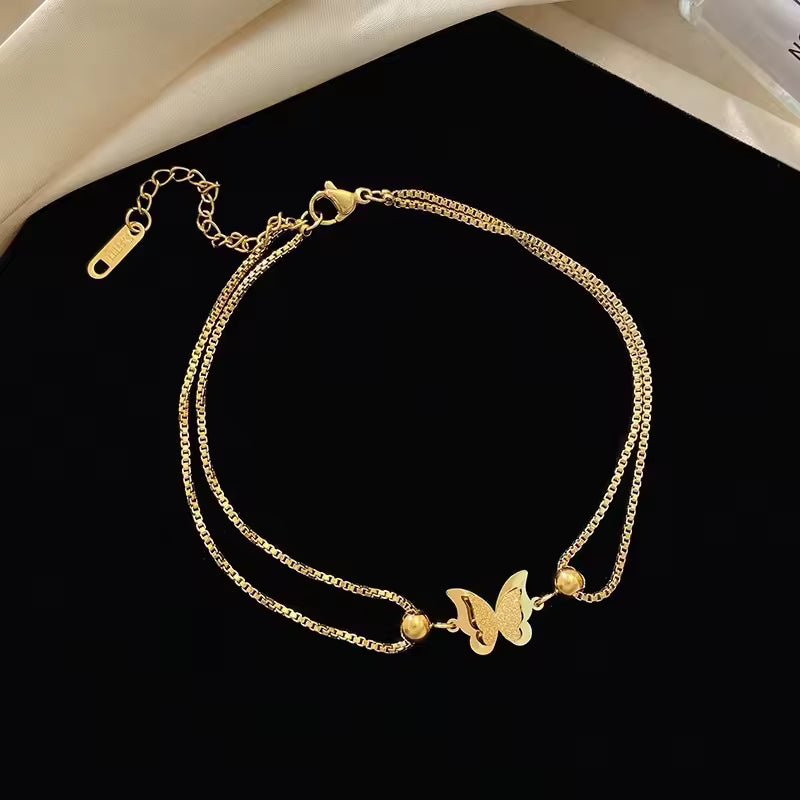 Butterfly Chain Anklet