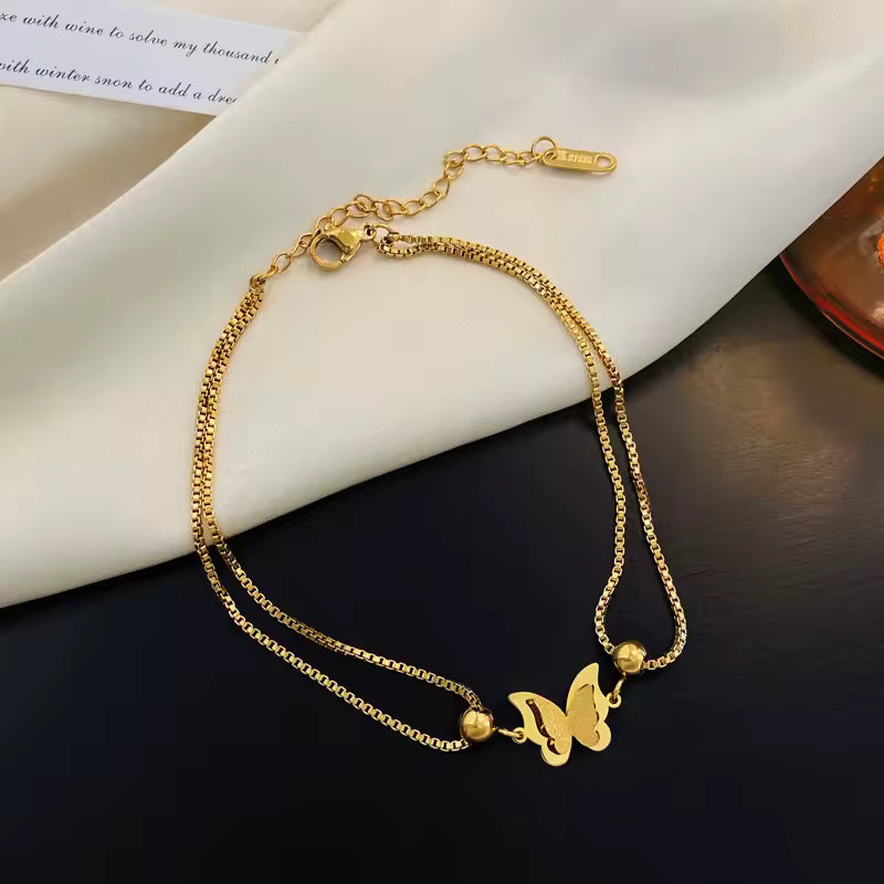 Butterfly Chain Anklet