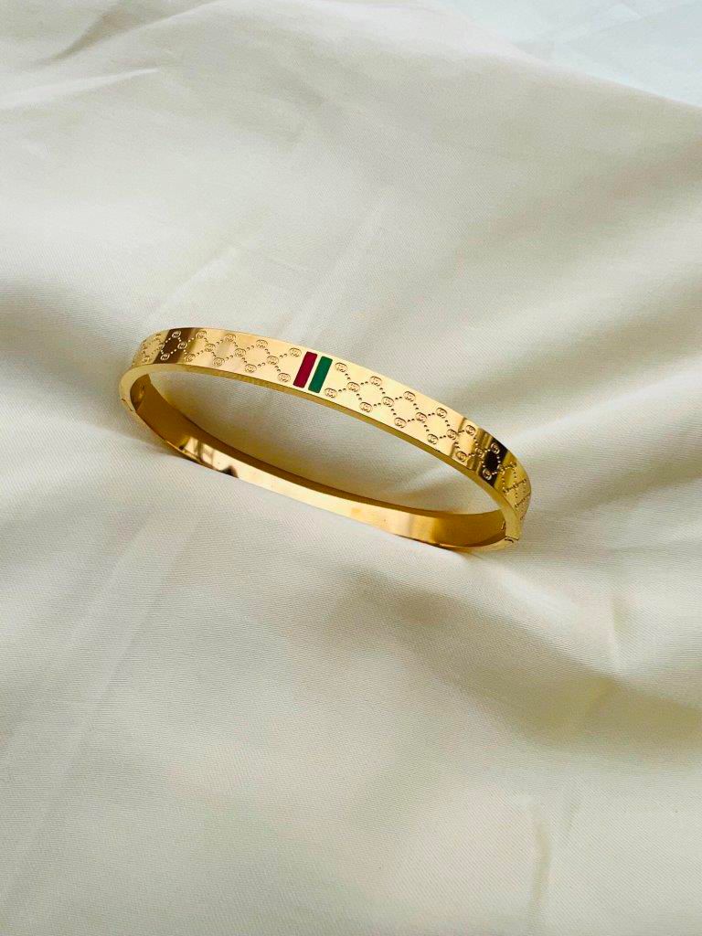 Red and Green Design Bangle