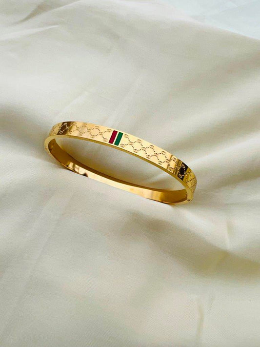 Red and Green Design Bangle