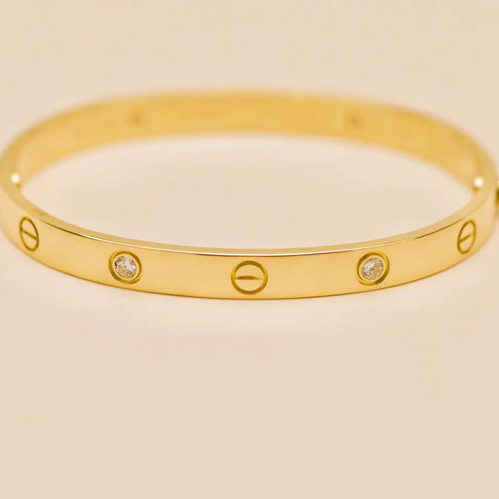 Timeless Gold-Tone Statement Bangle