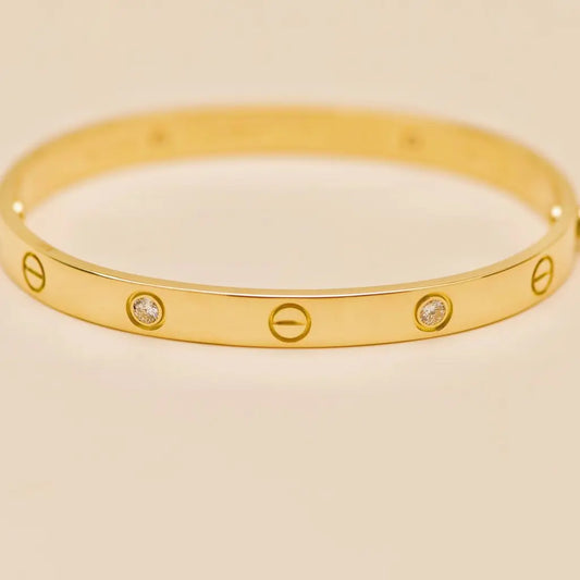 Timeless Gold-Tone Statement Bangle
