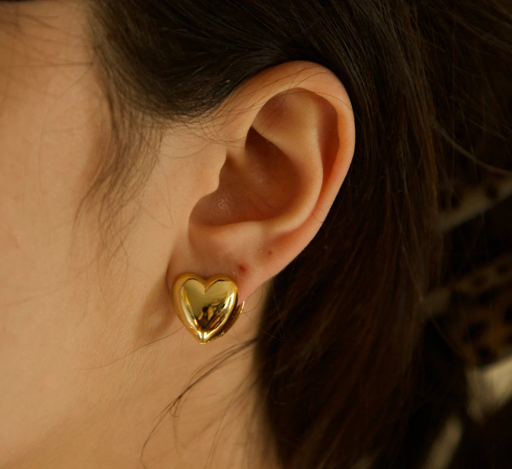 Everyday Heart Stud Earrings