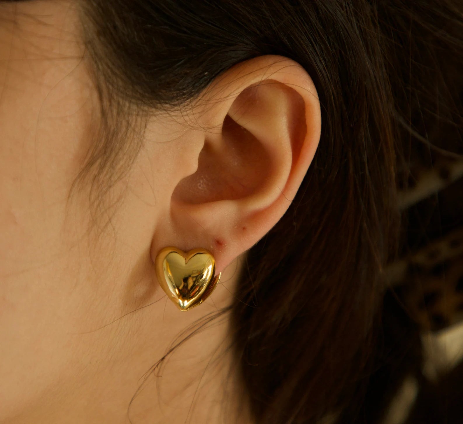 Everyday Heart Stud Earrings