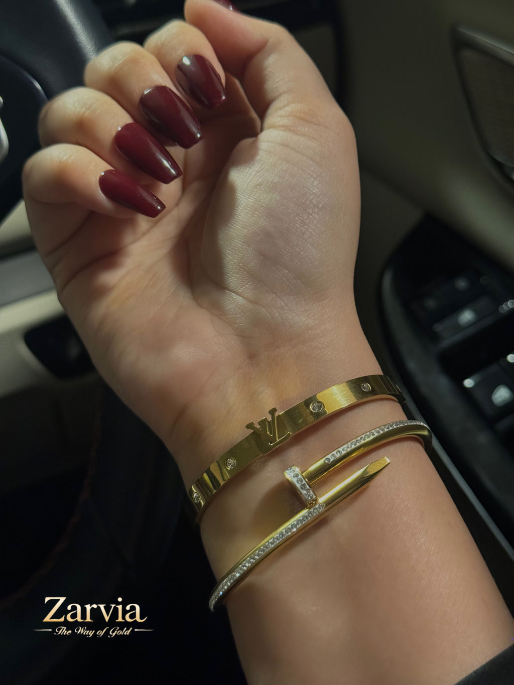 Everyday Luxe: LV & Nail Bangle Essentials