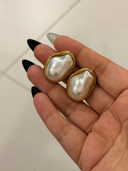 Elegant Pearl Drop Earrings
