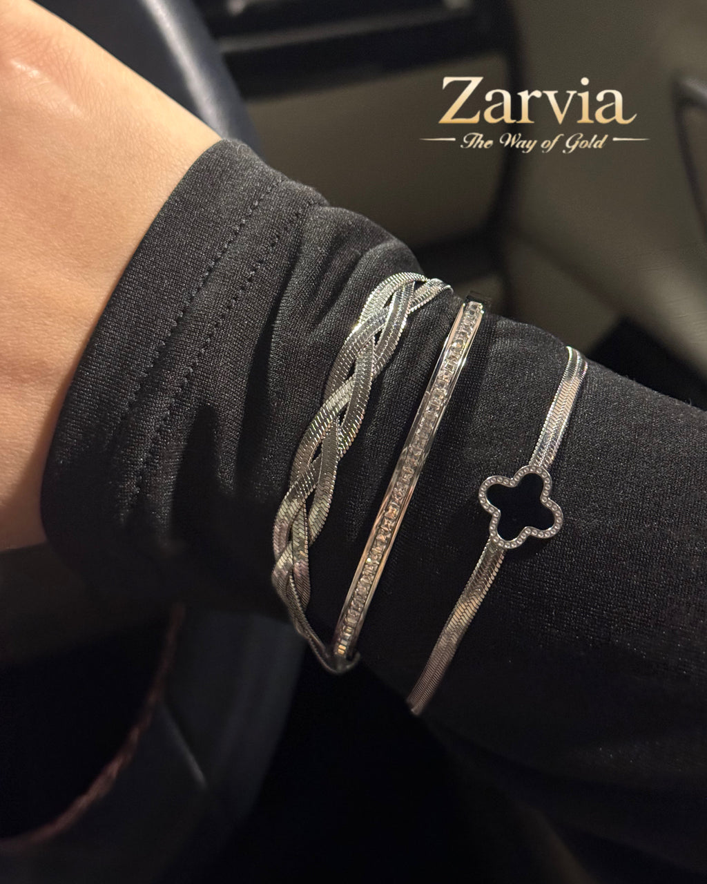 The Luxe Silver Trio: A Timeless Statement Set