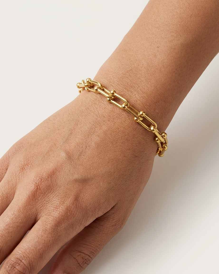 Gold Link Bracelet